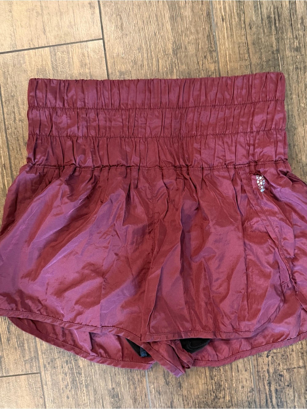 Free People Movement Shorts Way Home size M Maroon
